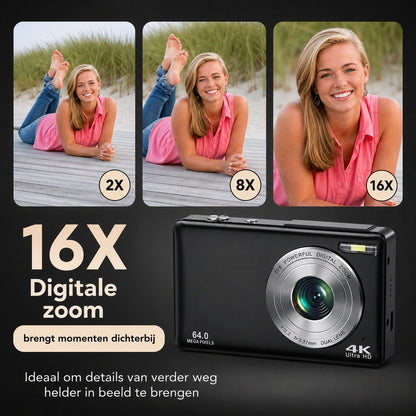 K&L - 4K 64MP - Met Selfiecamera