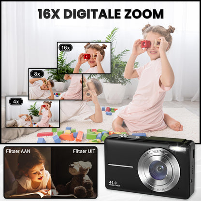 K&L Digitale Camera - 32GB - Zwart