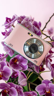 K&L Digitale Camera 4K - 64GB - Roze tweede afbeelding