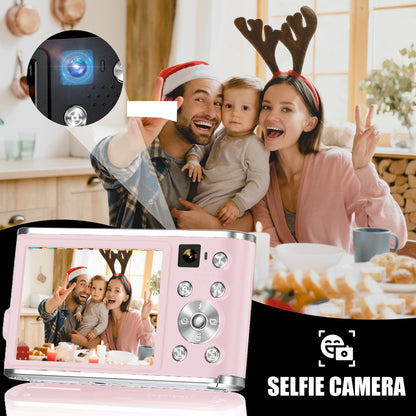 K&L Digitale Camera 4K - 64GB - Roze